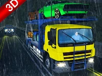 Car transporter truck simulator