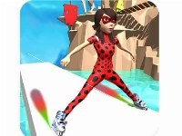 Ladybug skating rink sky