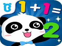 Little panda math genius game for kids eduction