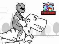 Power rangers t-rex runner