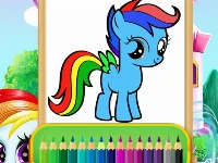 Wonder pony coloring