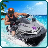 Jetsky power boat stunts water racing game