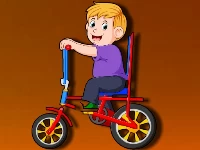 Cartoon bike jigsaw