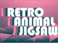 Retro animal jigsaw