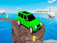 Impossible jeep racing game : crazy tracks