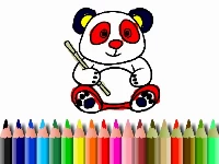 Bts panda coloring