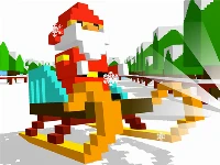 Sliding santa