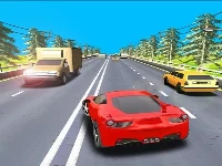 Highway driving car racing game 2020