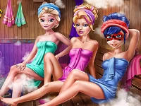 Super girls sauna realife