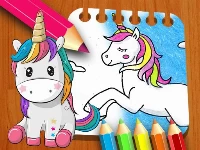 Unicorn coloring book