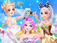 Princess candy makeup