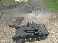 Tank shooting simulator