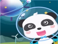 Baby panda up