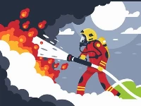 Fire fighters jigsaw