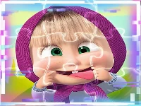 Masha and the bear jigsaw puzzle slides