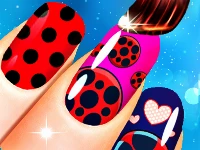 Glitter nail salon: girls game