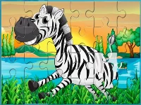 Happy animals jigsaw game 