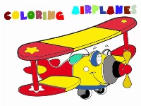 Coloring book- airplane v 2.0