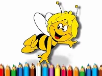 Maja the bee coloring book