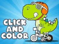 Click and color dinosaurs