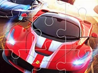 Racing crash jigsaw - fun puzzle game