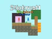 Stickman skyblock parkour