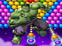 Play hulk bubble shooter games