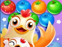 Bubble shooter chicken