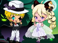 Halloween chibi couple