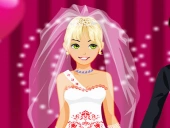 Wedding girl dress up