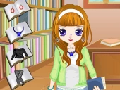 Library girl dressup