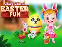 Baby hazel easter fun