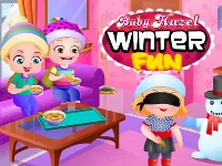 Baby hazel winter fun