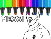 Messi coloring pages