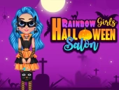 Rainbow girls hallowen salon