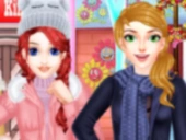 Winter fashion dress up game