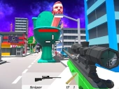 Skibidi toilet fps shooting survival