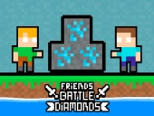 Friends battle diamonds