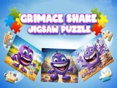 Grimace shake jigsaw puzzlef