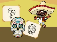 Crazy mexican coloring book