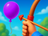 Balloon shooter archery game
