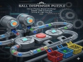 Ball dispensor puzzle