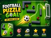 Football puzzle goal
