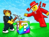 Break a lucky block!