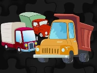 Cartoon truck jigsaw