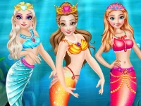 Princess mermaid style dress up