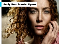 Curly hair female jigsaw