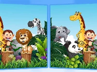 Find seven differences - animals