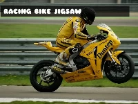 Racing bike jigsaw