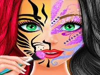 Face paint beauty spa salon